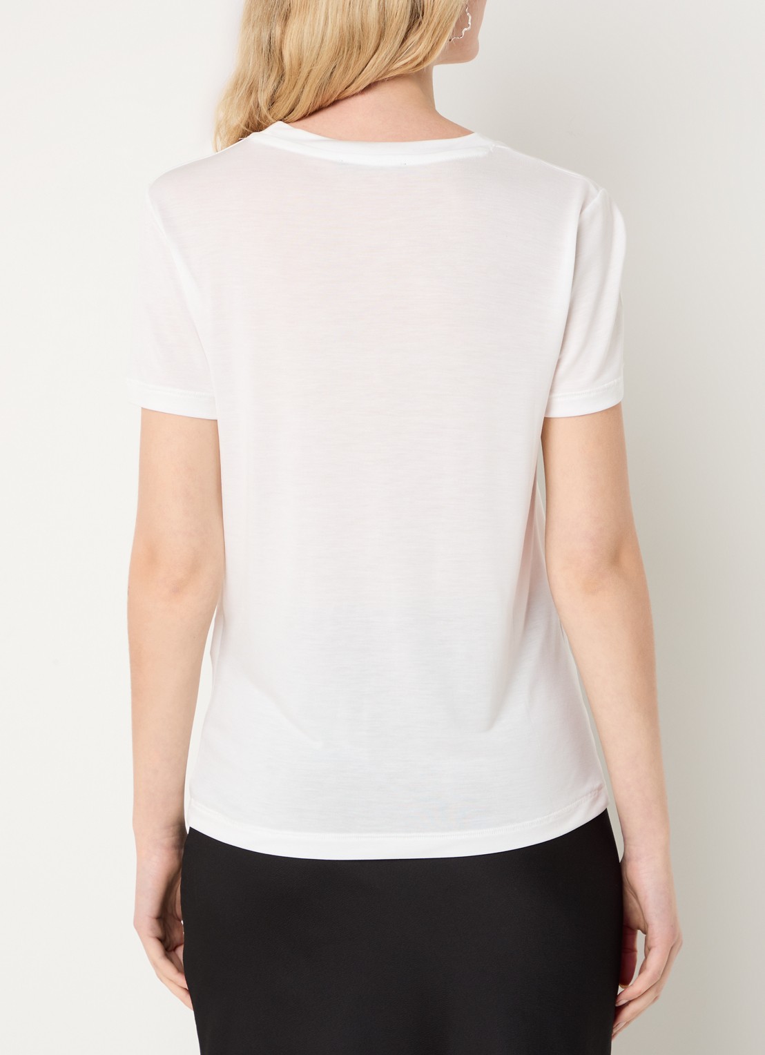 Bruuns Bazaar T-shirt  - achterkant 2 creme