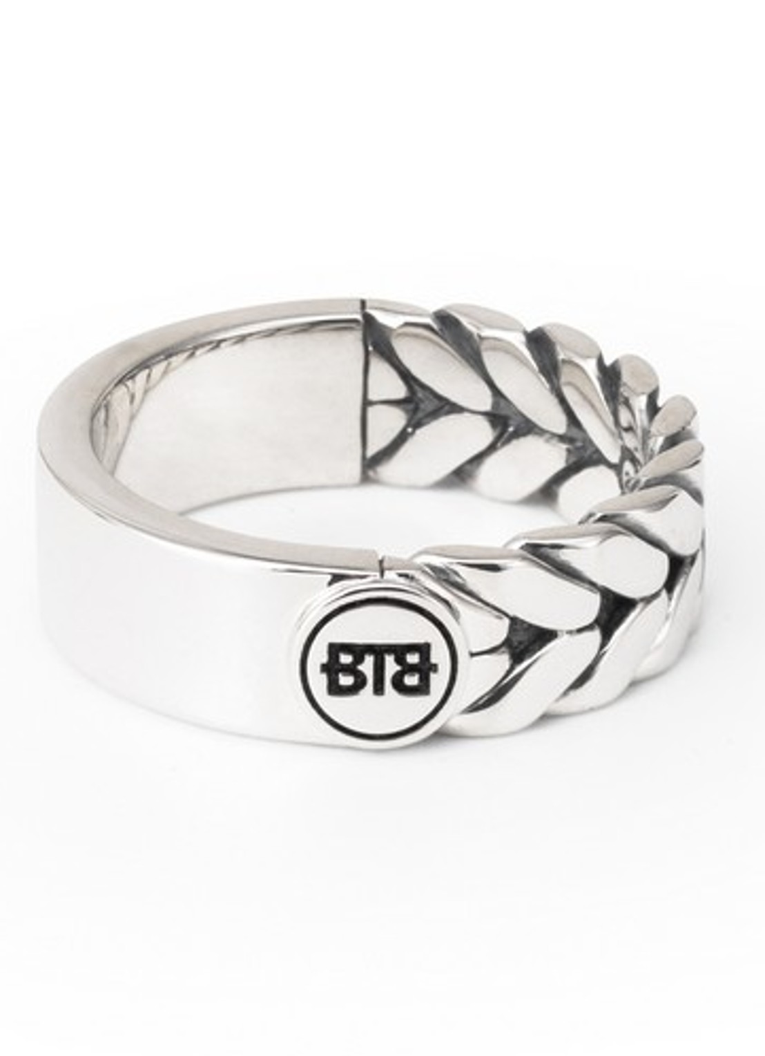 Buddha to Buddha Barbara Dual ring van zilver - voorkant 4 zilver