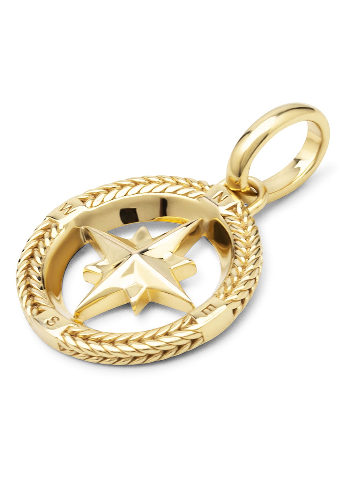 Buddha to Buddha Barbara Mini Kompas hanger verguld - detail 3 goud