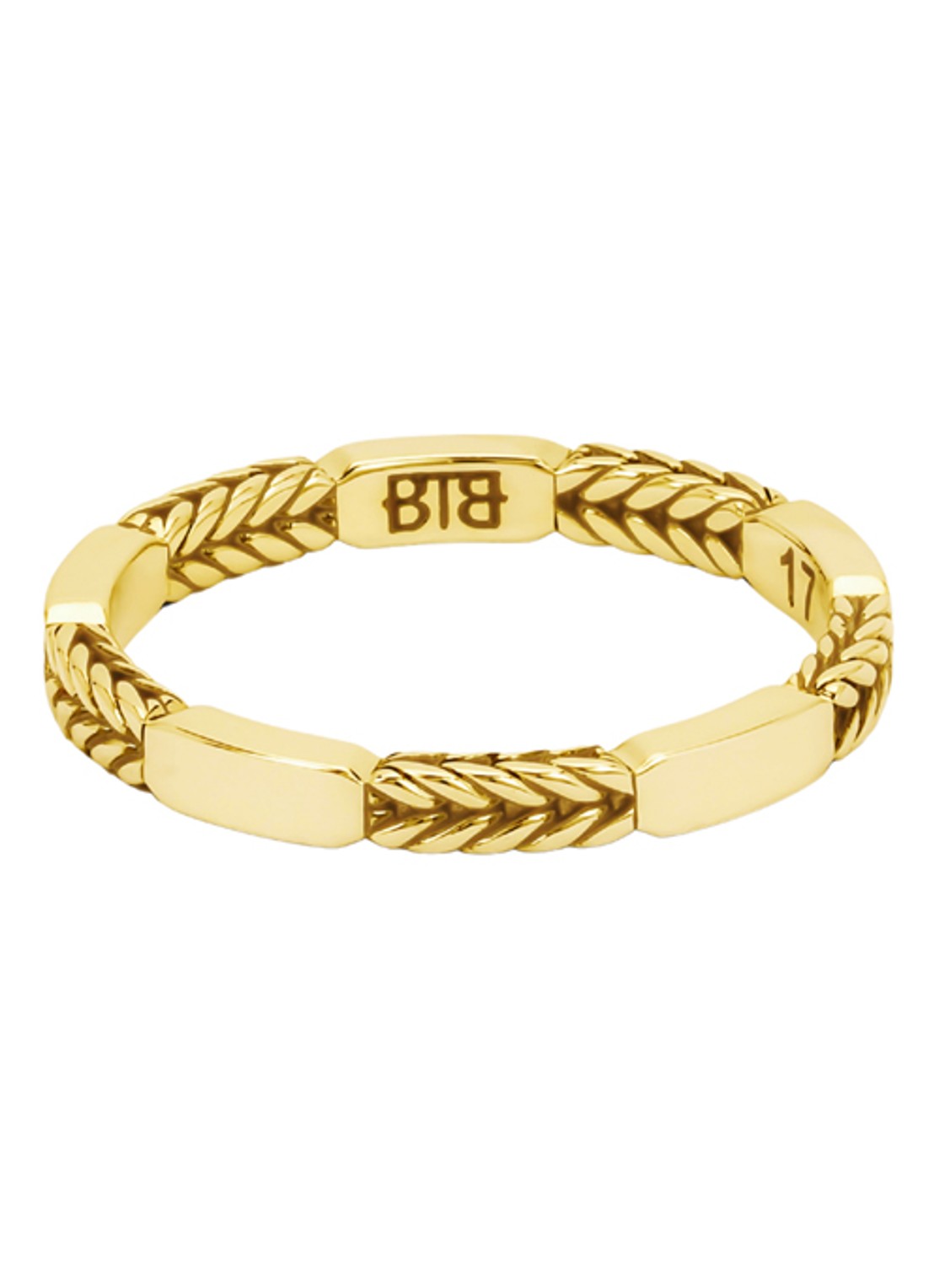 Buddha to Buddha Barbara ring verguld  - voorkant goud