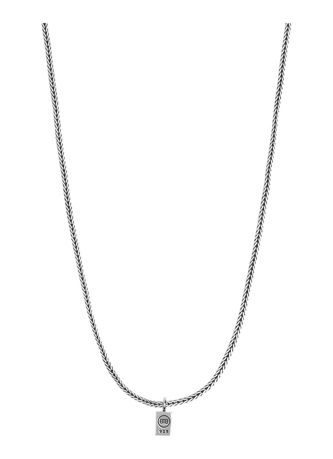 Buddha to Buddha Barbara XS schakelketting van zilver - detail zilver