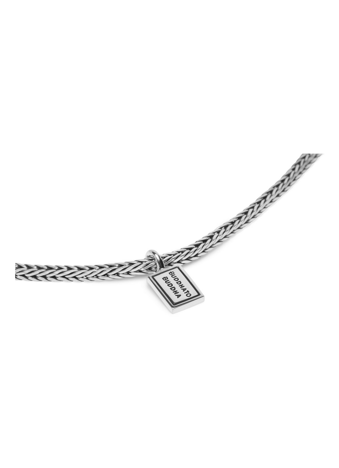 Buddha to Buddha Barbara XS schakelketting van zilver - detail 2 zilver