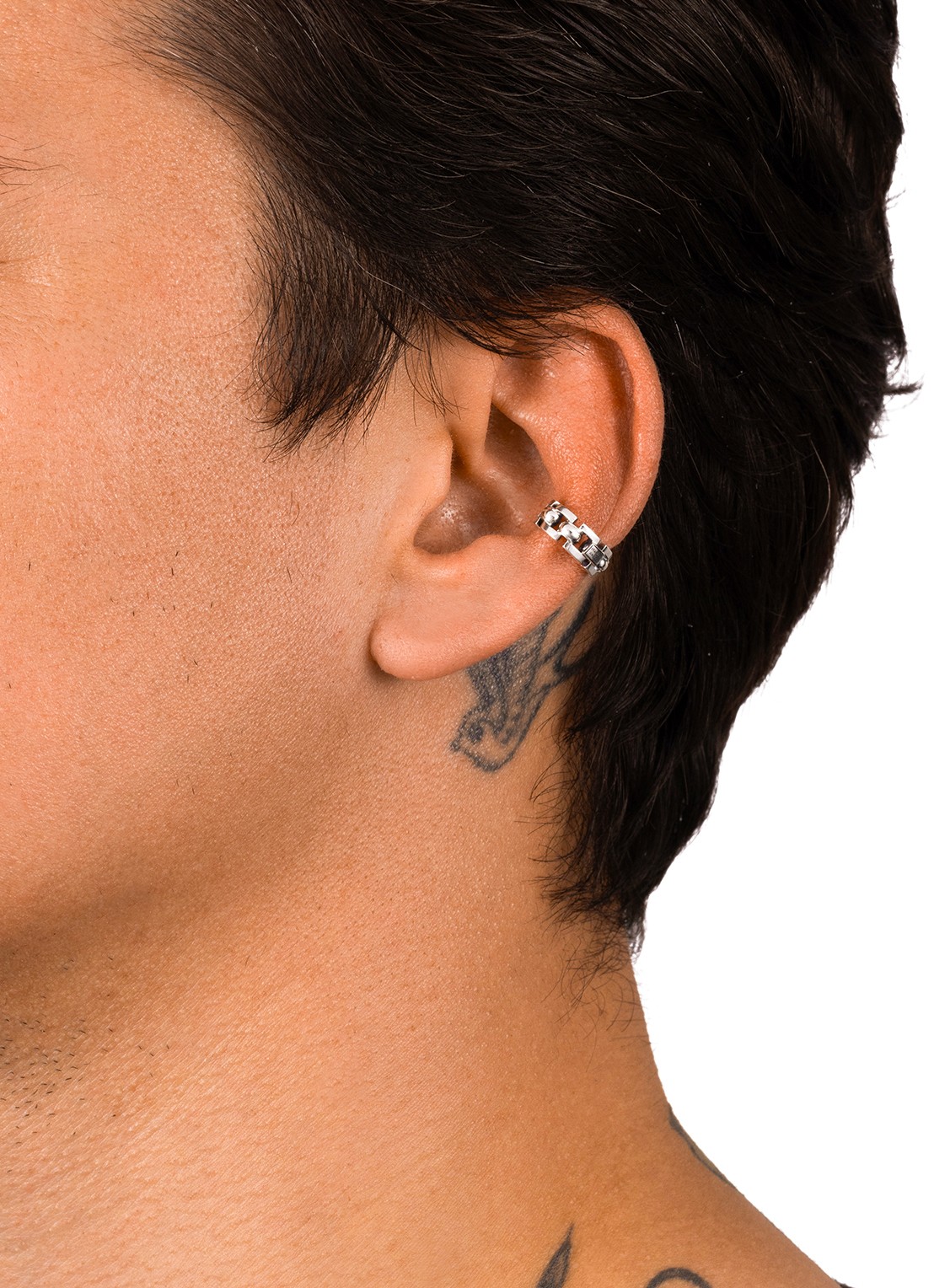 Buddha to Buddha Batul enkele earcuff van zilver - detail zilver