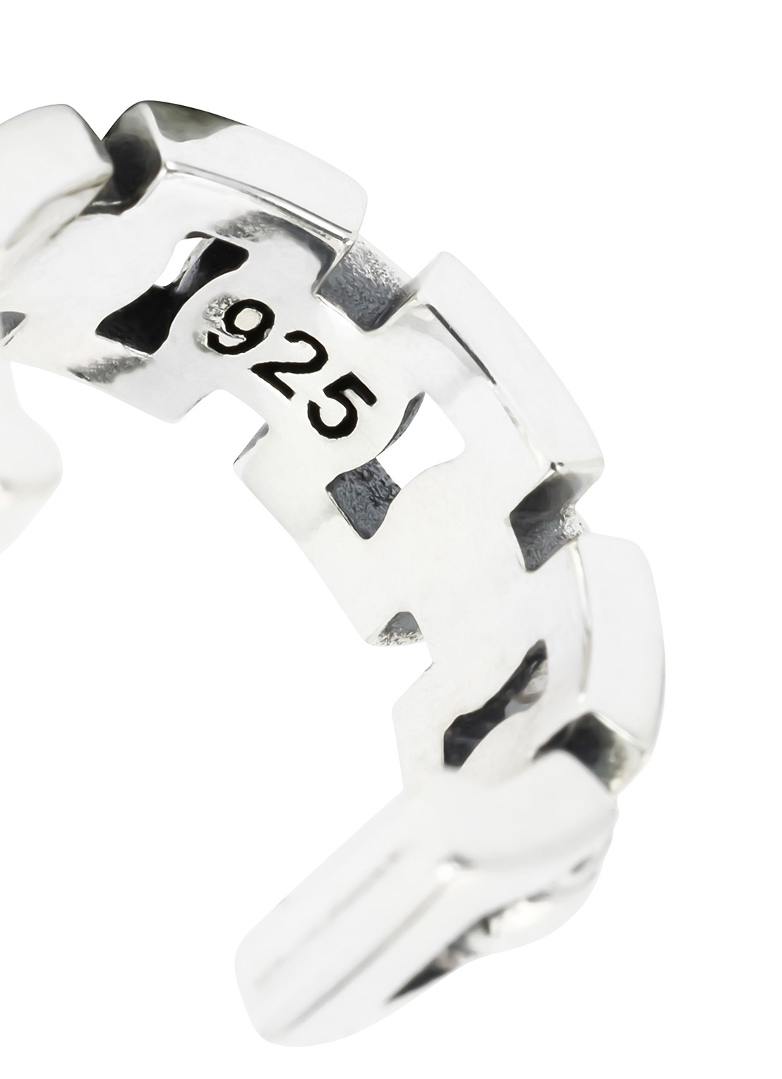 Buddha to Buddha Batul enkele earcuff van zilver - detail 2 zilver