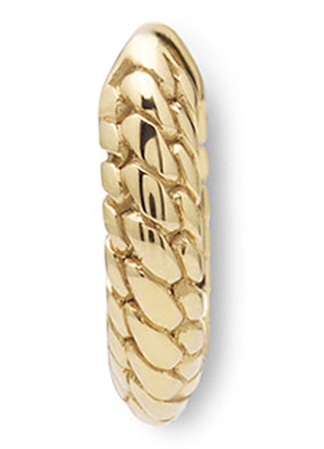 Buddha to Buddha Ben enkele oorring verguld - voorkant 3 goud