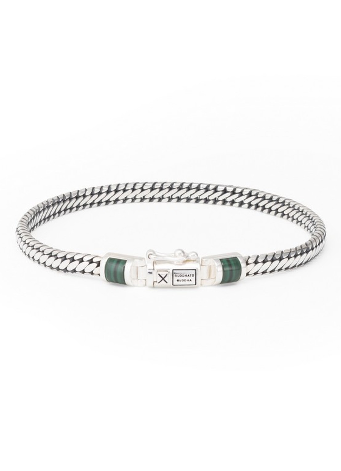 Buddha to Buddha Ben Mini armband van zilver  - voorkant 3 zilver