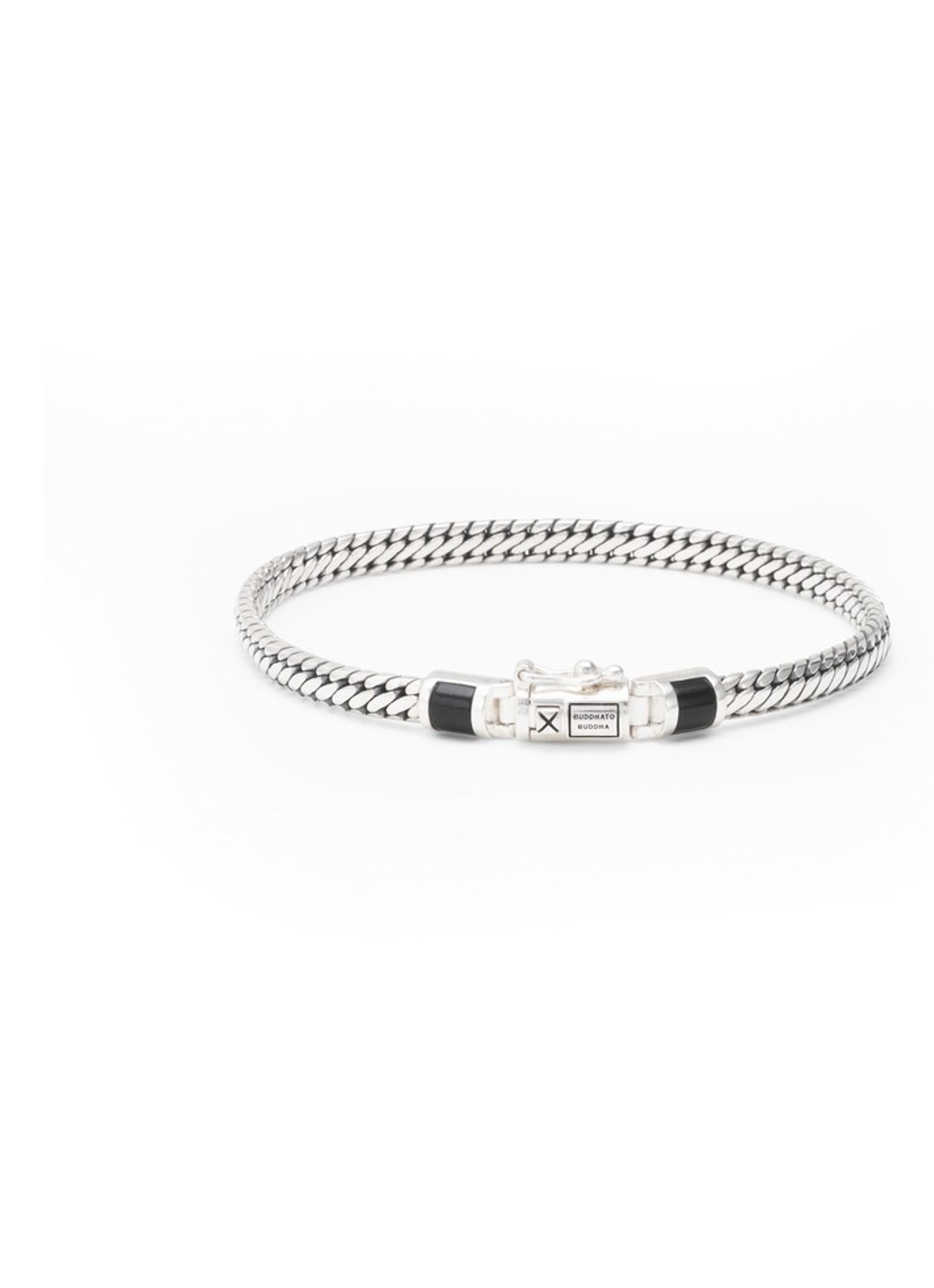 Buddha to Buddha Ben Mini armband van zilver - voorkant 4 zilver