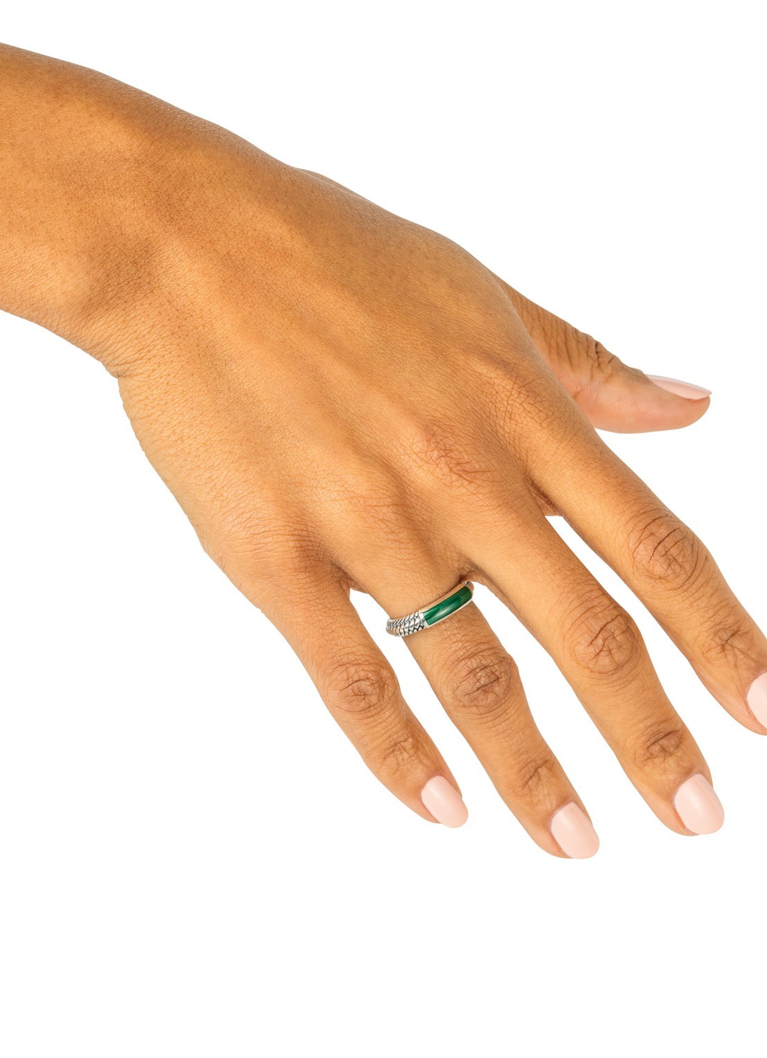 Buddha to Buddha Ben Mini ring van zilver - voorkant zilver