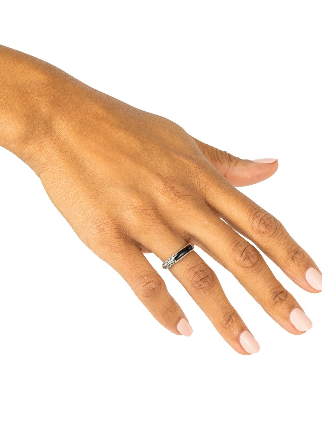 Buddha to Buddha Ben Mini ring van zilver - voorkant 2 zilver