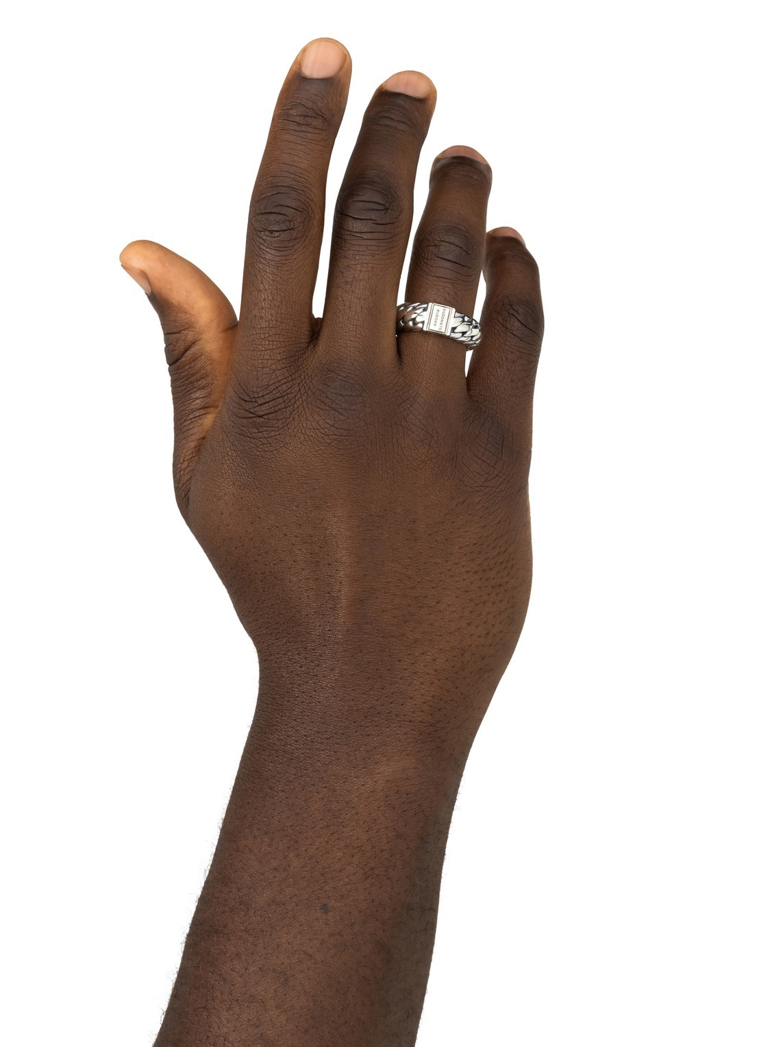 Buddha to Buddha Ben Small ring van zilver - voorkant 2 zilver