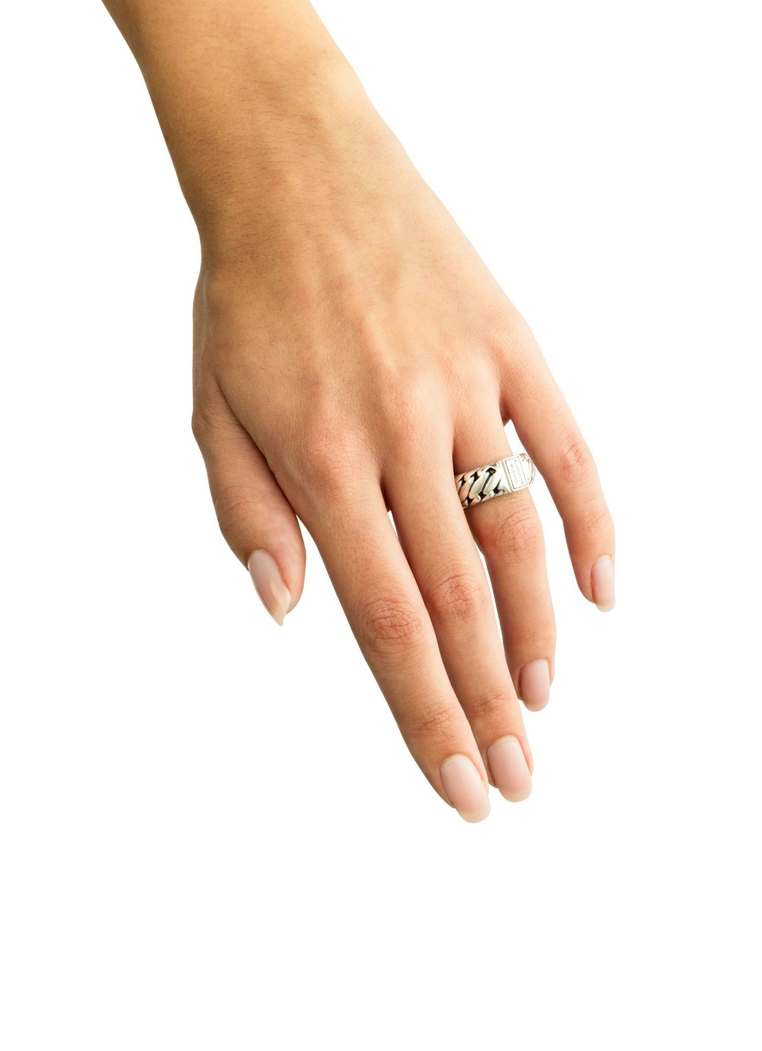 Buddha to Buddha Ben Small ring van zilver - detail 7 zilver