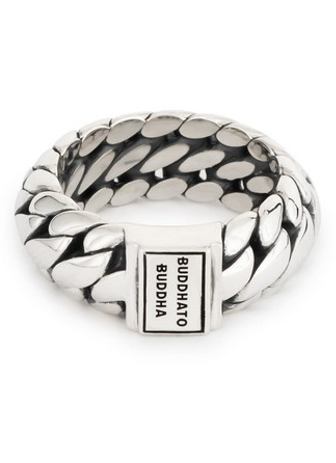 Buddha to Buddha Ben Small ring van zilver - voorkant 3 zilver