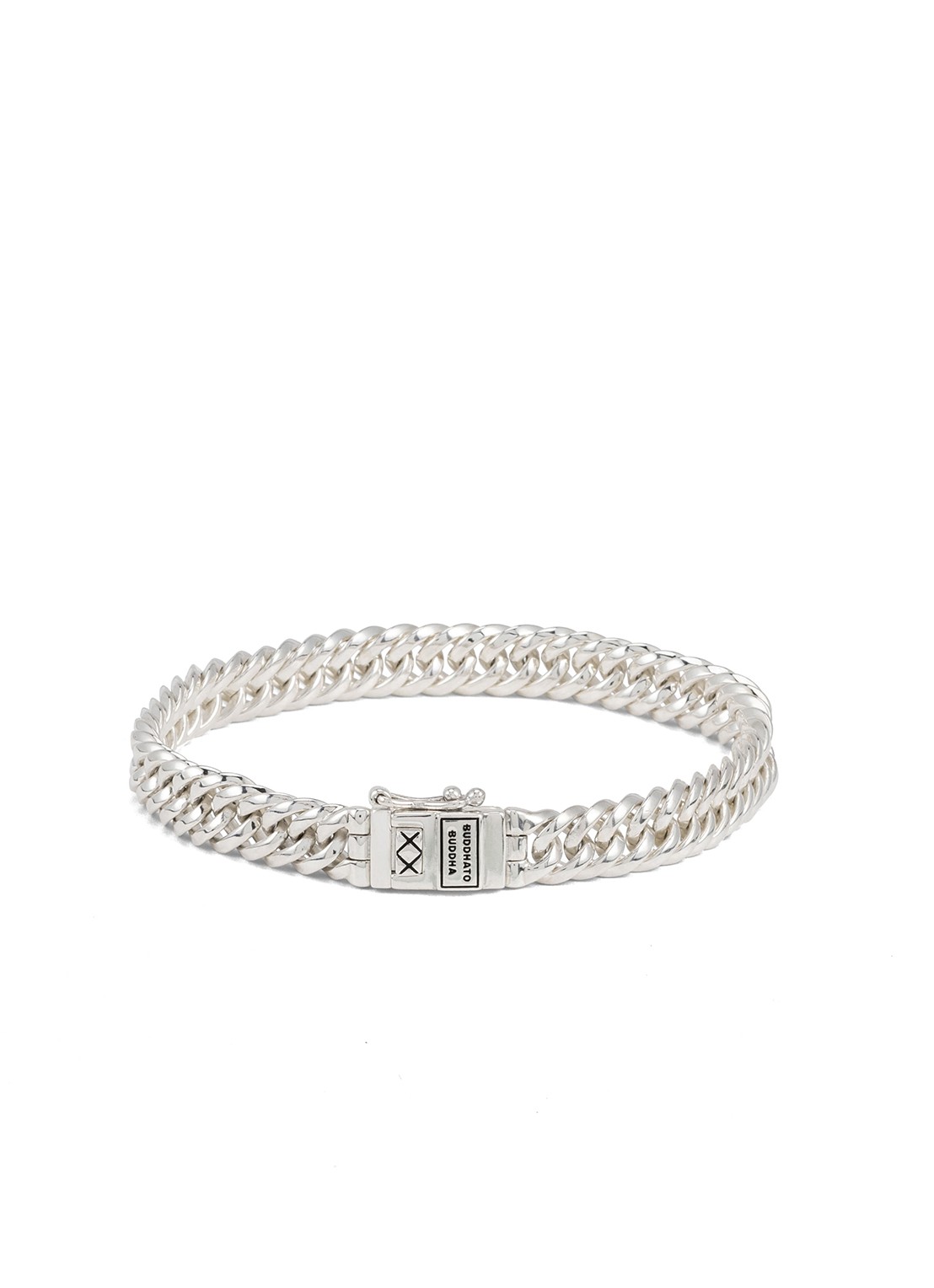 Buddha to Buddha Chain Mini armband van zilver - voorkant 2 zilver