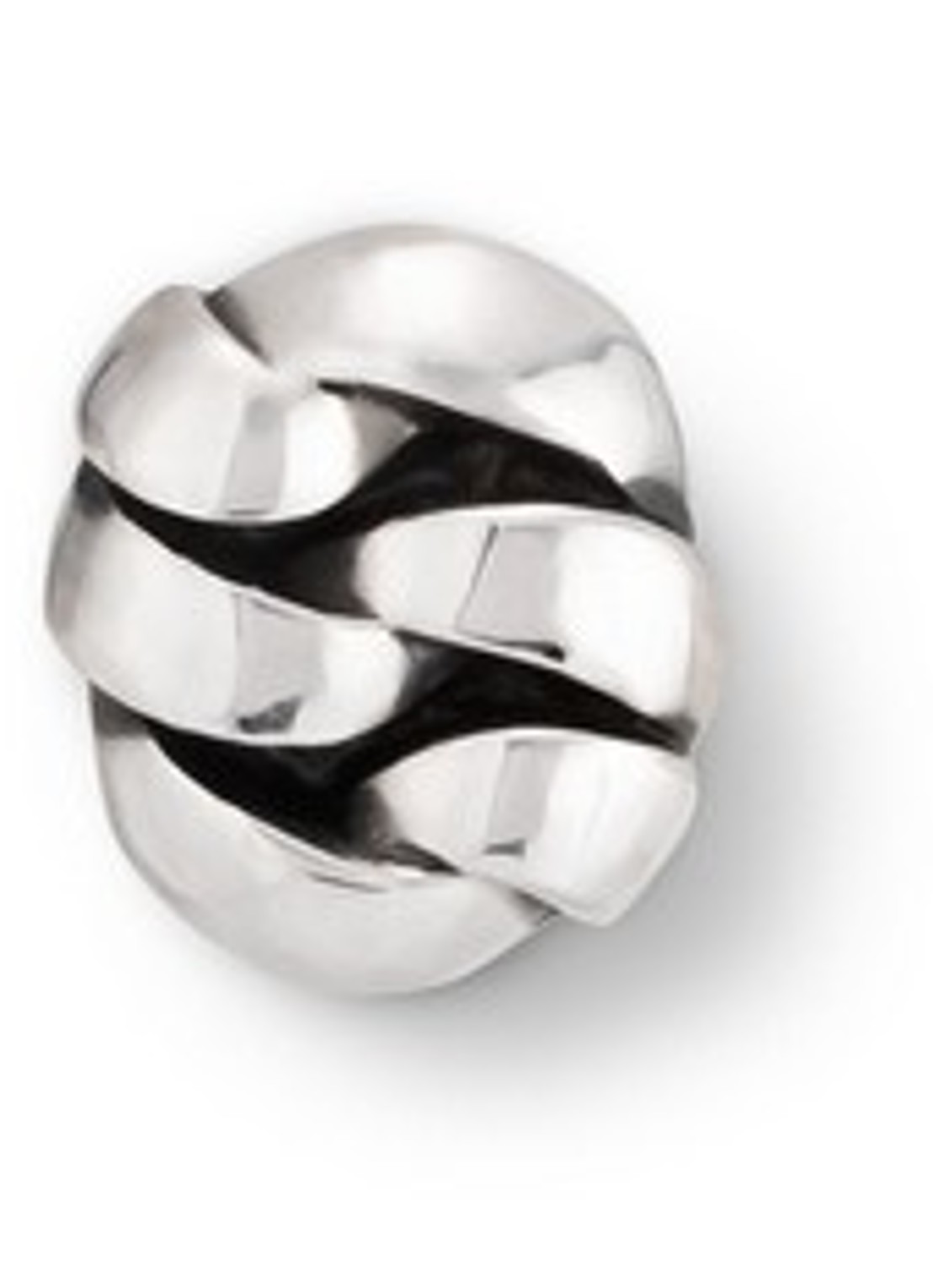 Buddha to Buddha Chain oorknopjes van zilver - voorkant zilver