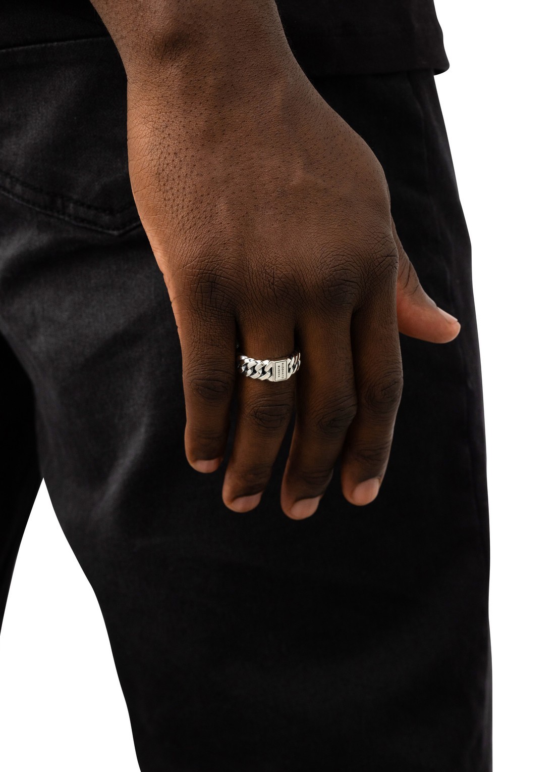 Buddha to Buddha Chain Small ring van zilver - detail 4 zilver