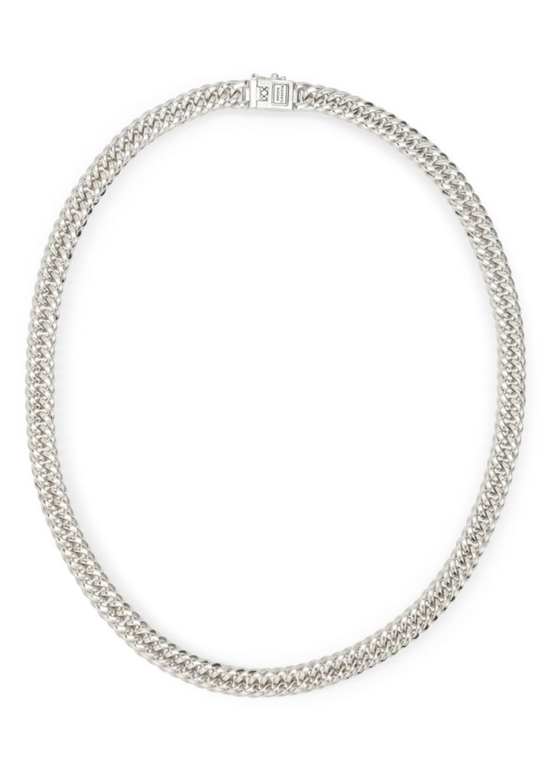 Buddha to Buddha Chain XS ketting van zilver  - voorkant 4 zilver