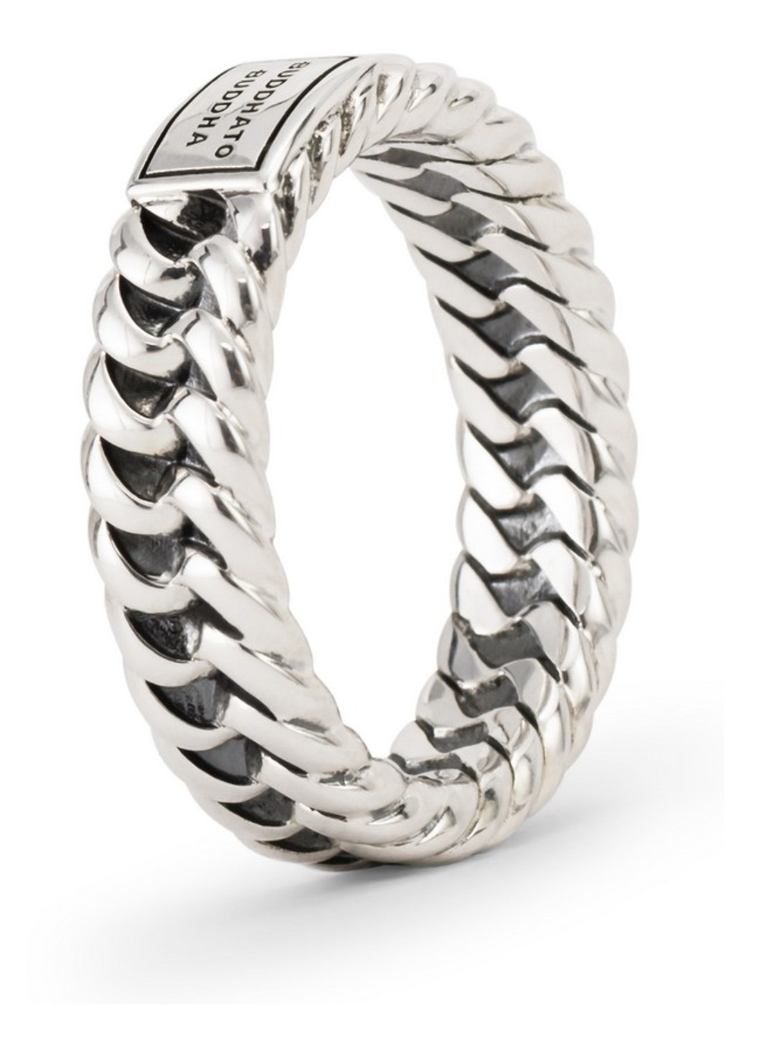 Buddha to Buddha Chain XS ring van zilver - detail 2 zilver