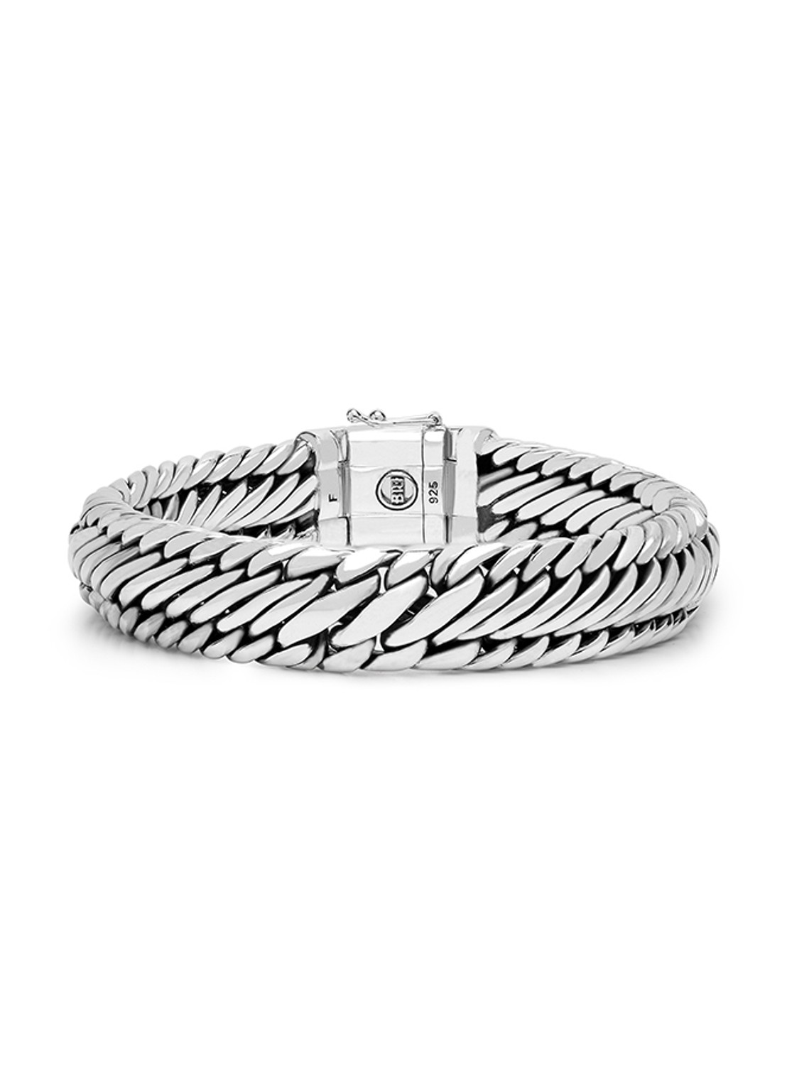 Buddha to Buddha Edwin/Ben Small schakelarmband van zilver - detail 4 zilver