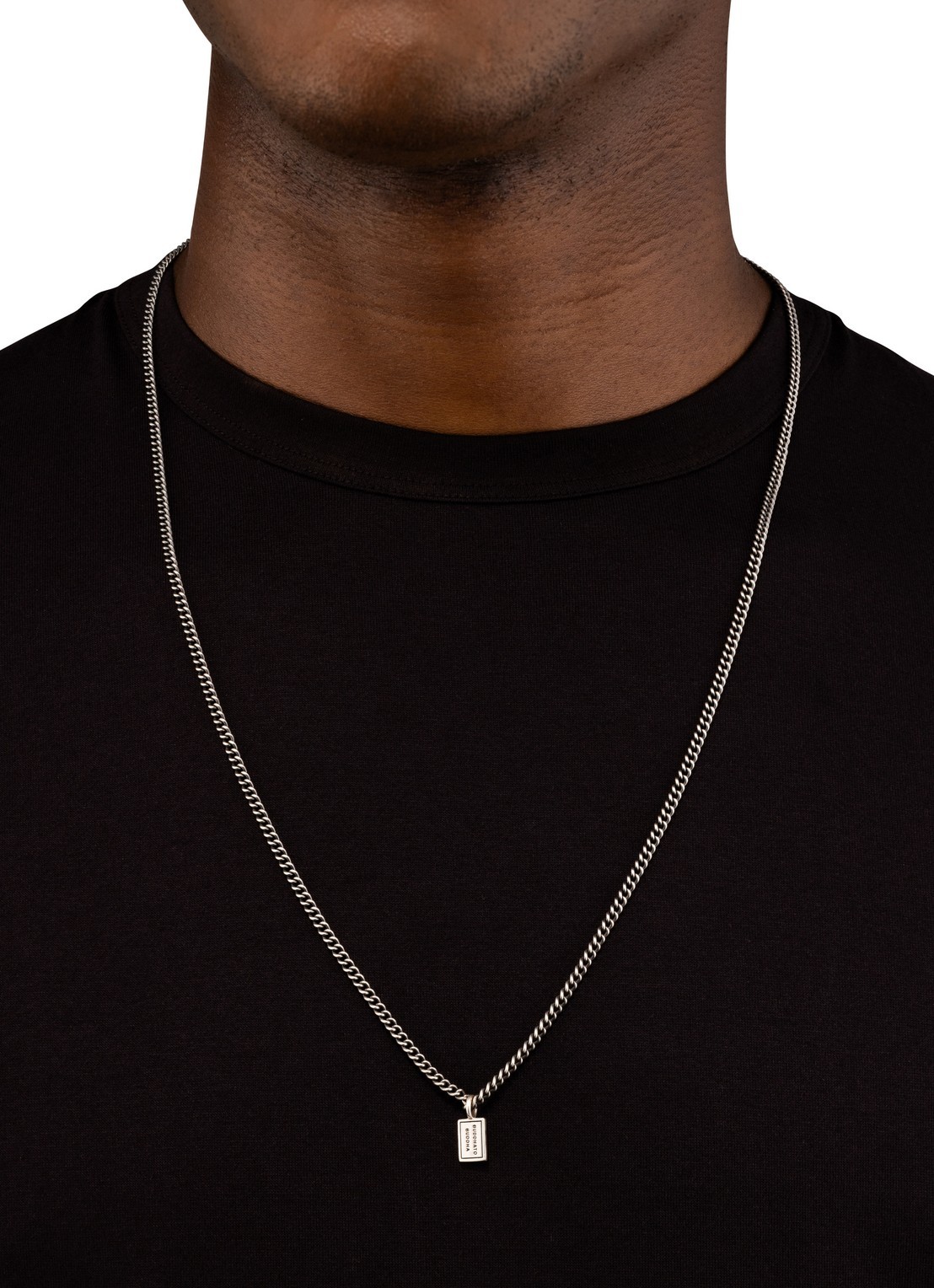 Buddha to Buddha Essential XS ketting van zilver - detail zilver