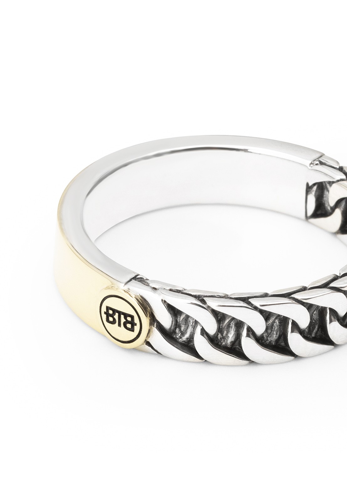Buddha to Buddha Esther Small Dual ring van zilver - detail 3 zilver