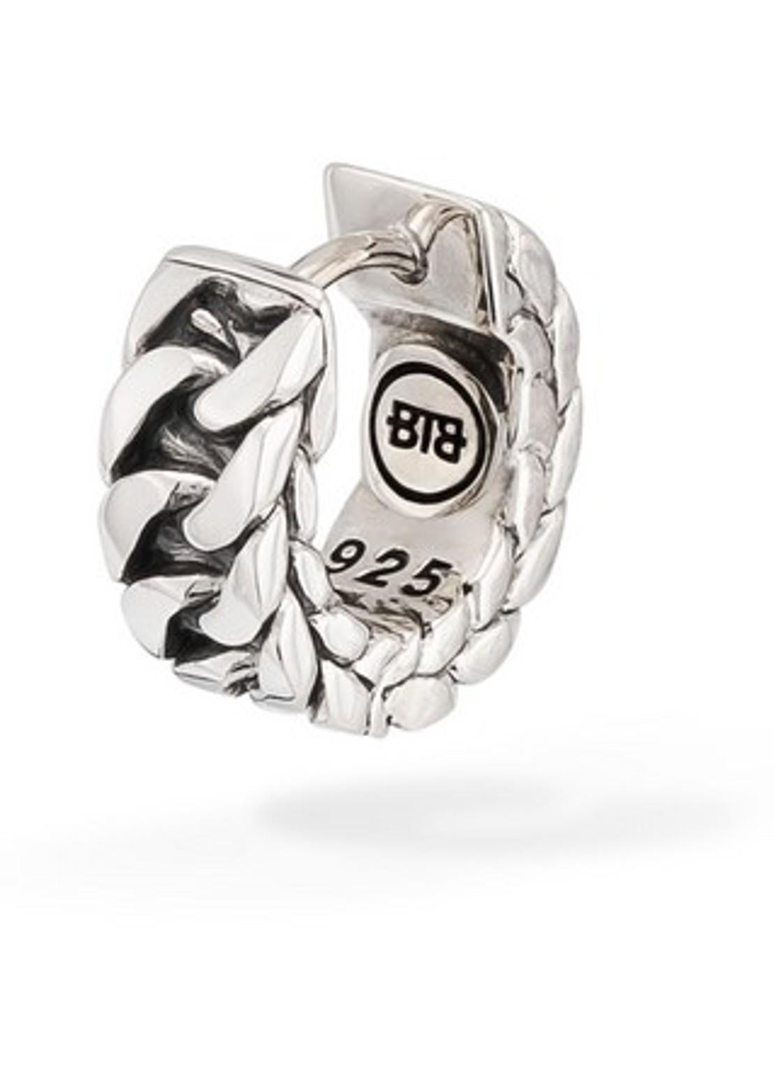 Buddha to Buddha Esther Small oorringen van zilver - voorkant zilver