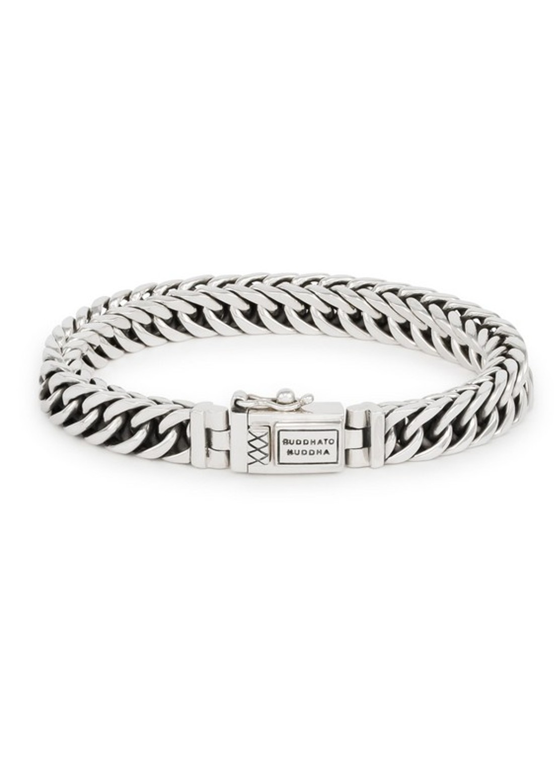 Buddha to Buddha Esther XS schakelarmband van zilver - voorkant 2 zilver