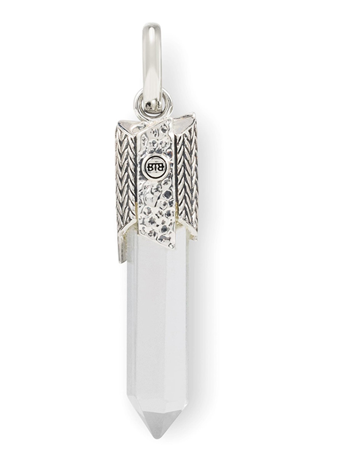 Buddha to Buddha Gemstone hanger van zilver  - voorkant zilver