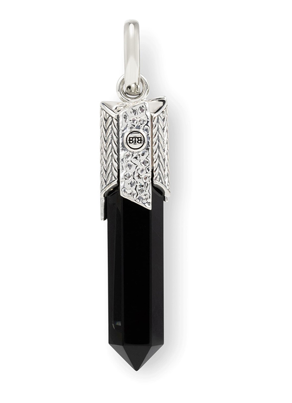 Buddha to Buddha Gemstone hanger van zilver  - voorkant 4 zilver
