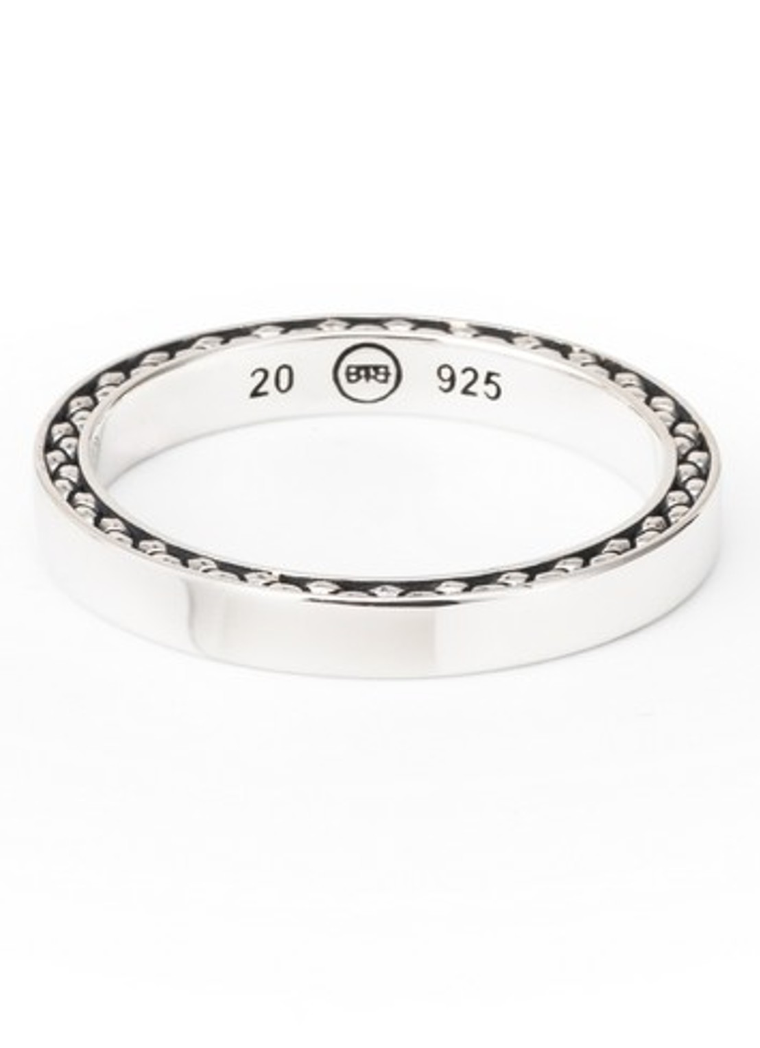 Buddha to Buddha George Mini ring van zilver - voorkant 2 zilver