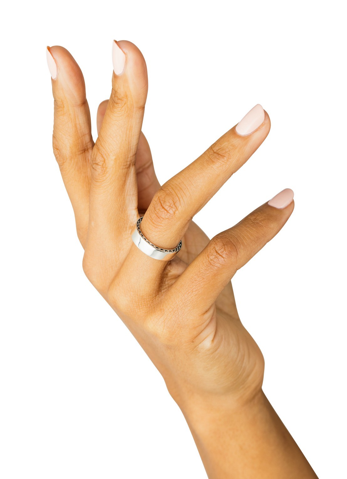 Buddha to Buddha George Small ring van zilver - voorkant 2 zilver