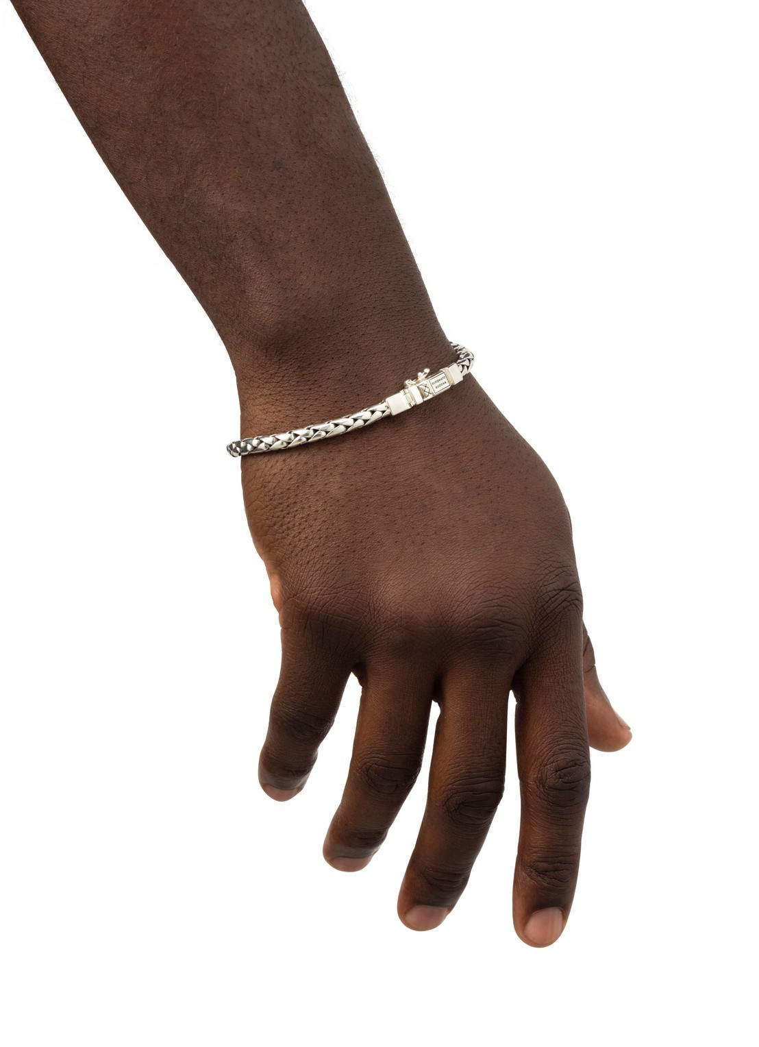 Buddha to Buddha George XS schakelarmband van zilver - detail 3 zilver