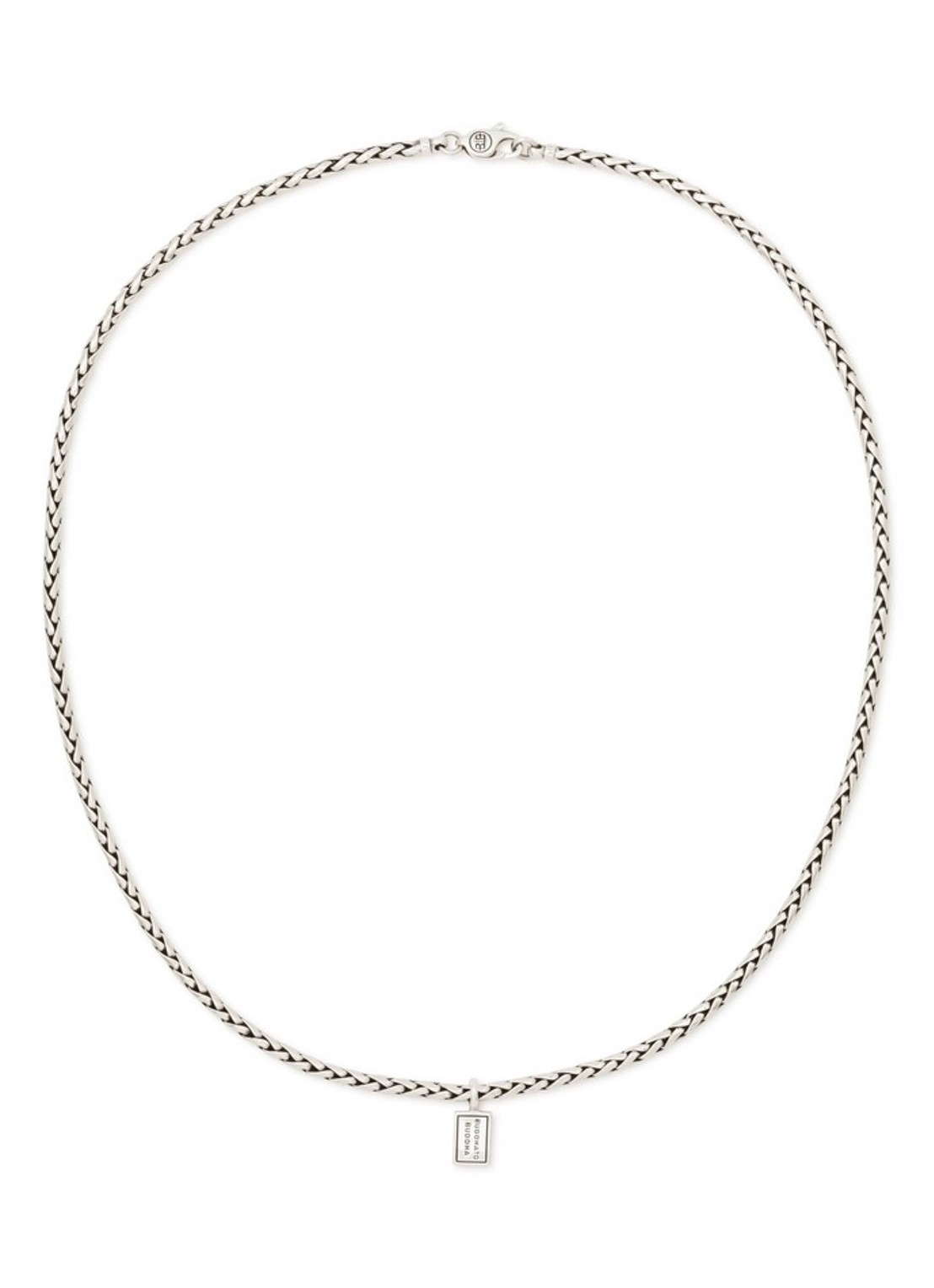 Buddha to Buddha George XS schakelketting van zilver - voorkant 3 zilver