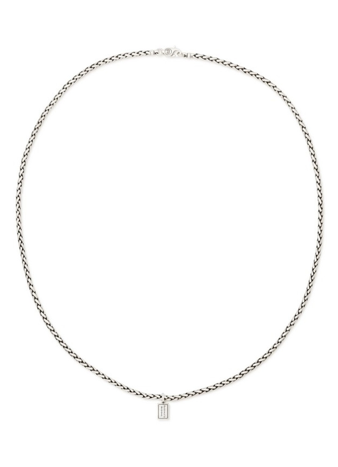 Buddha to Buddha George XS schakelketting van zilver - voorkant 3 zilver
