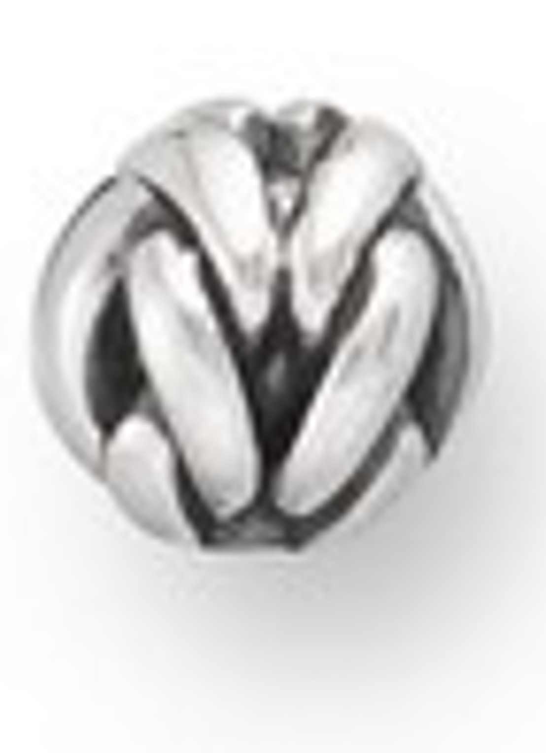 Buddha to Buddha Katja enkel oorknopje van zilver - detail 2 zilver