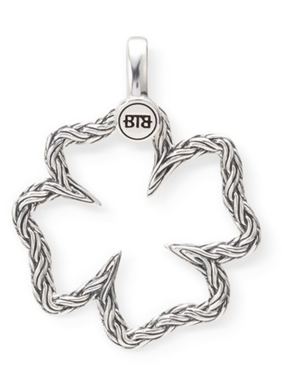 Buddha to Buddha Katja Klaver hanger van zilver - voorkant zilver
