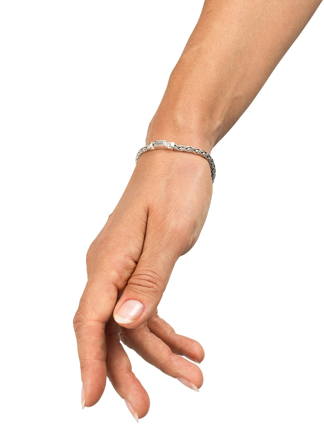 Buddha to Buddha Katja Mini armband van zilver - voorkant 4 zilver