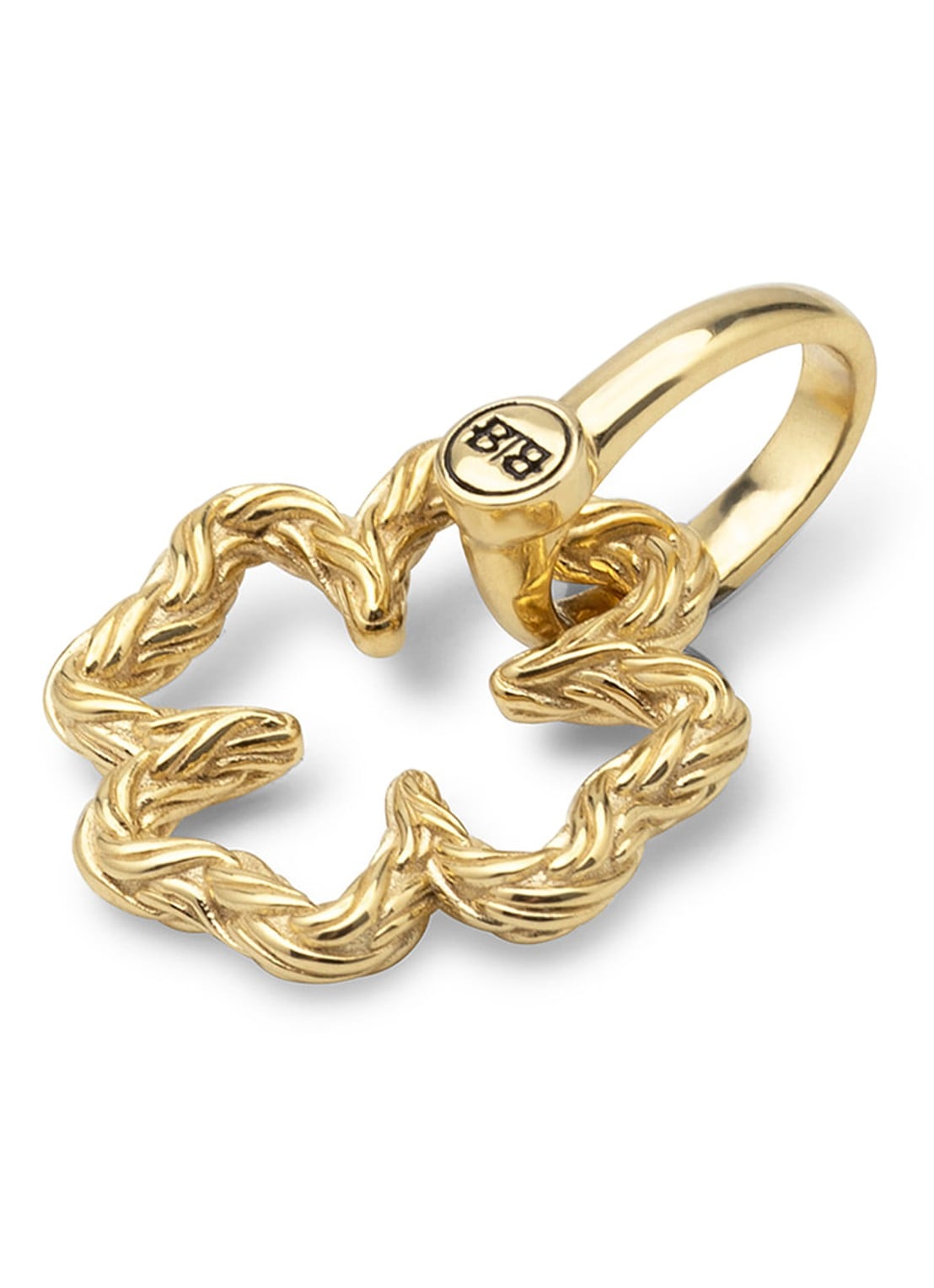 Buddha to Buddha Katja Mini Klaver hanger verguld  - detail goud