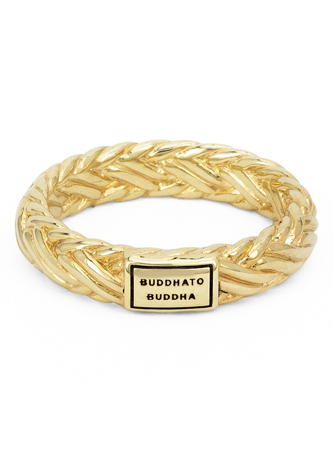 Buddha to Buddha Katja XS ring verguld - voorkant goud