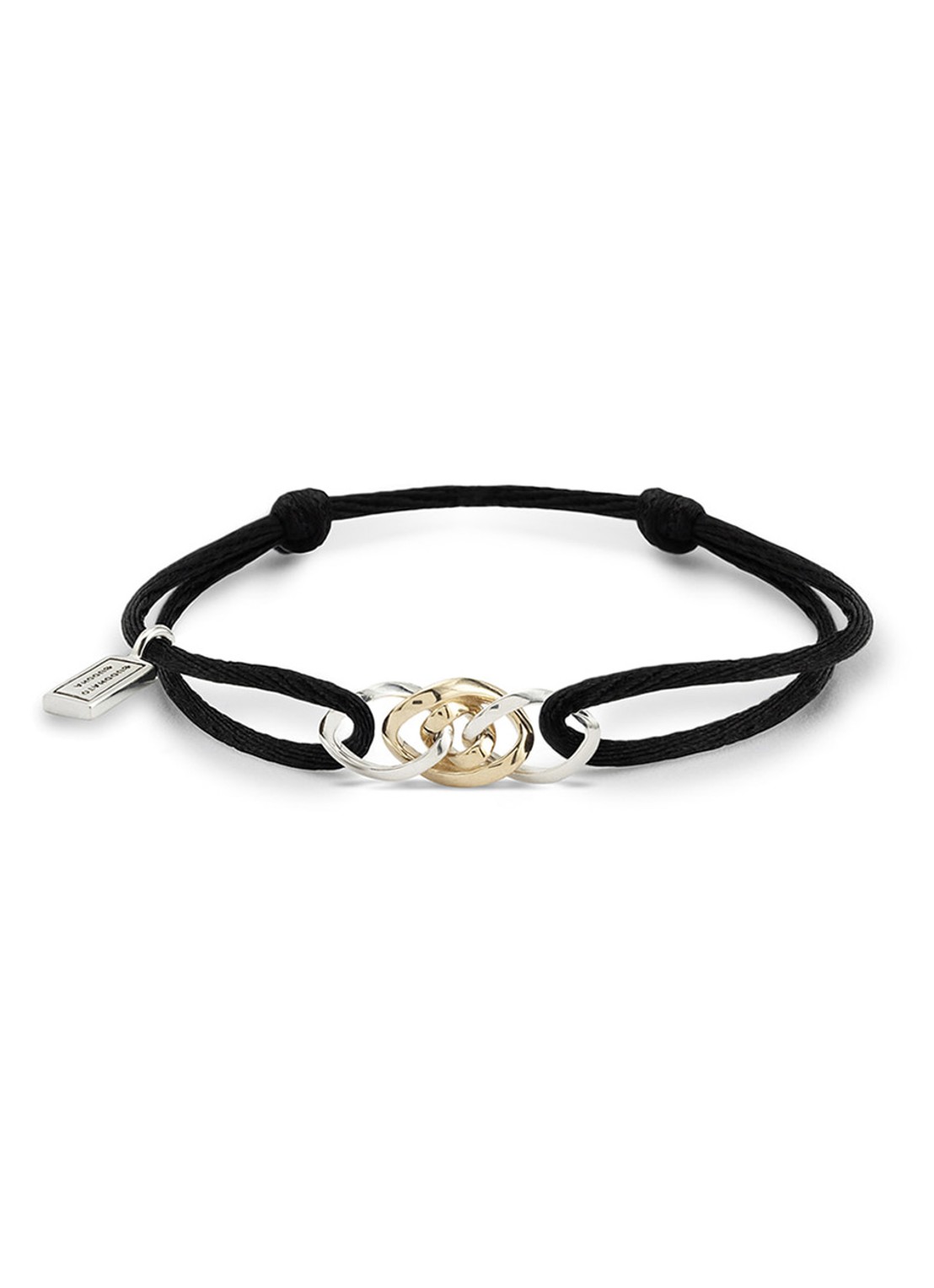 Buddha to Buddha Nathalie armband  - voorkant 3 zwart