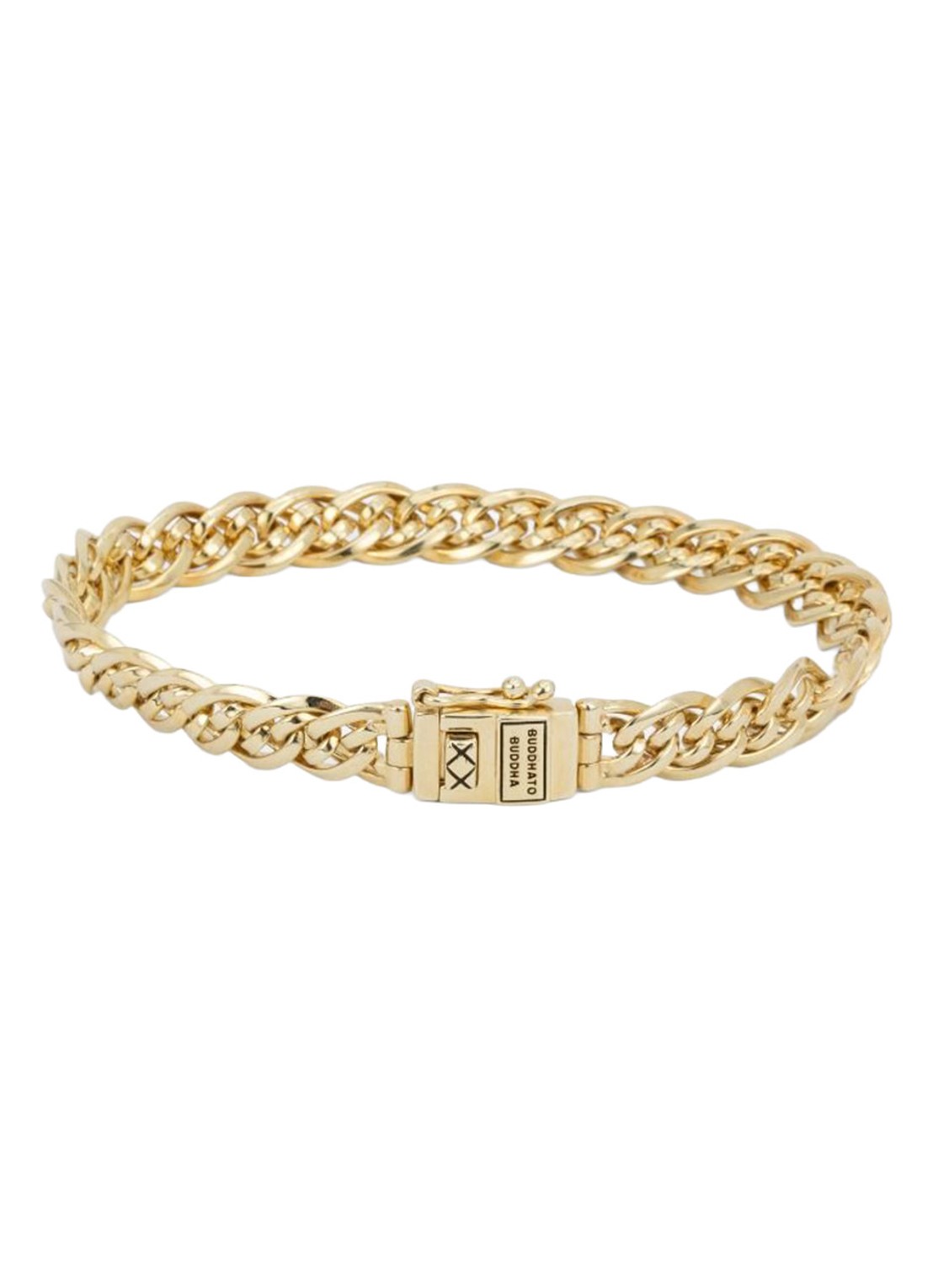 Buddha to Buddha Nathalie Mini armband verguld - voorkant 3 goud