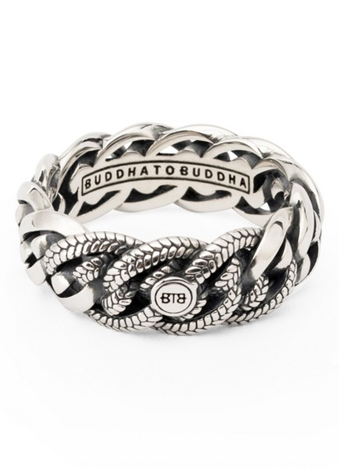 Buddha to Buddha Nathalie Small ring van zilver - voorkant 4 zilver