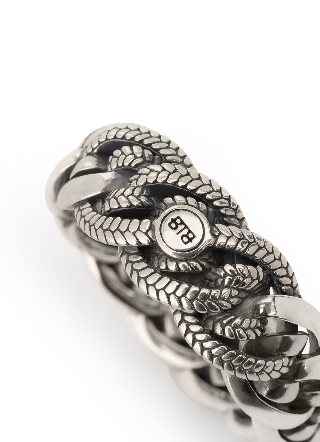 Buddha to Buddha Nathalie Small ring van zilver - detail 3 zilver