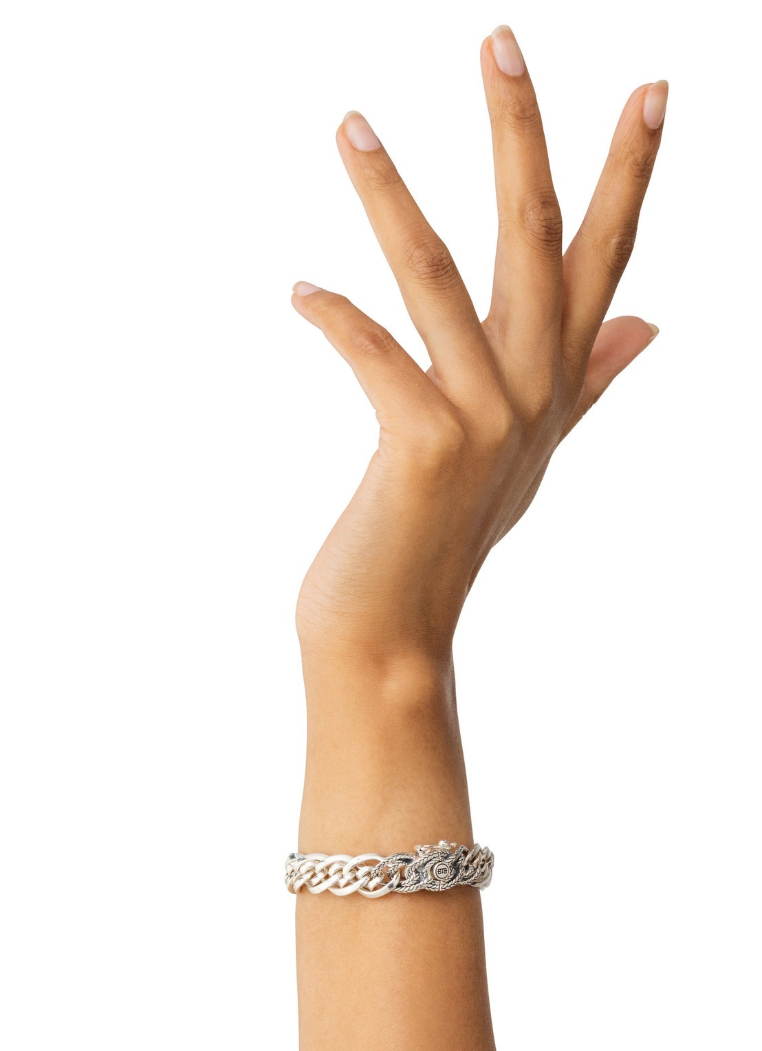 Buddha to Buddha Nathalie XS armband van zilver - detail 3 zilver