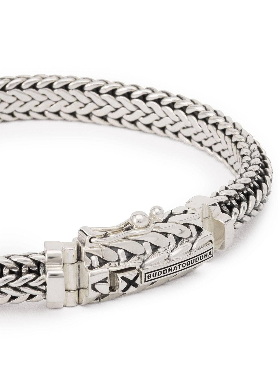 Buddha to Buddha Nurul/Ellen Mix XS armband van zilver - detail zilver