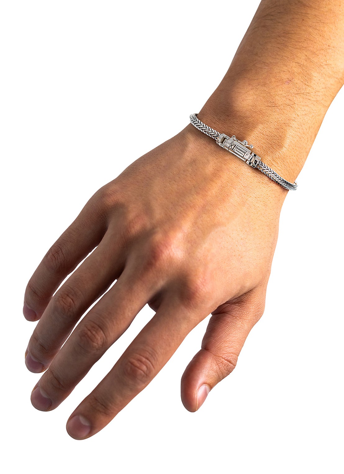 Buddha to Buddha Nurul Mini armband van zilver - detail 2 zilver