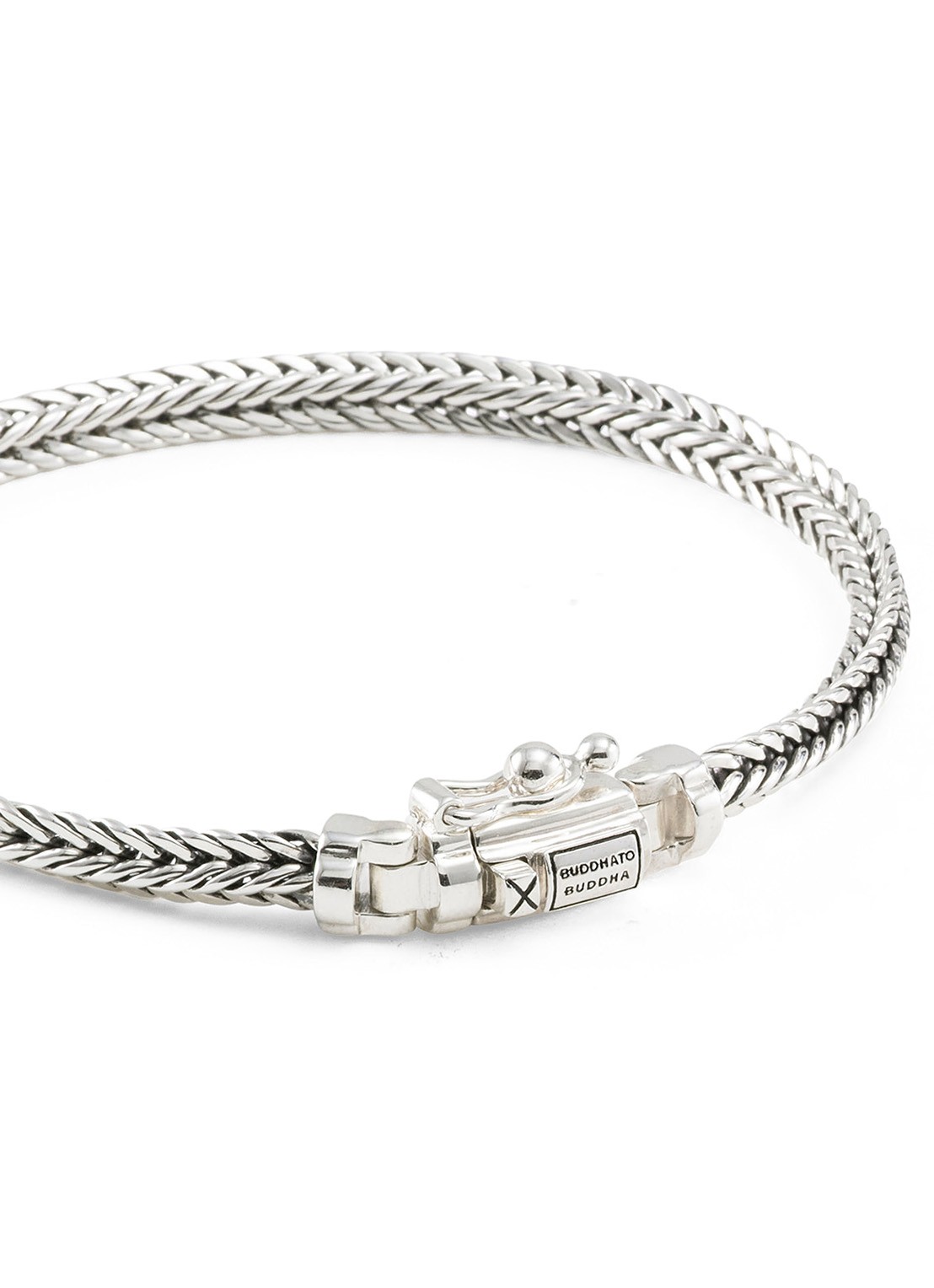 Buddha to Buddha Nurul Mini armband van zilver - detail 3 zilver