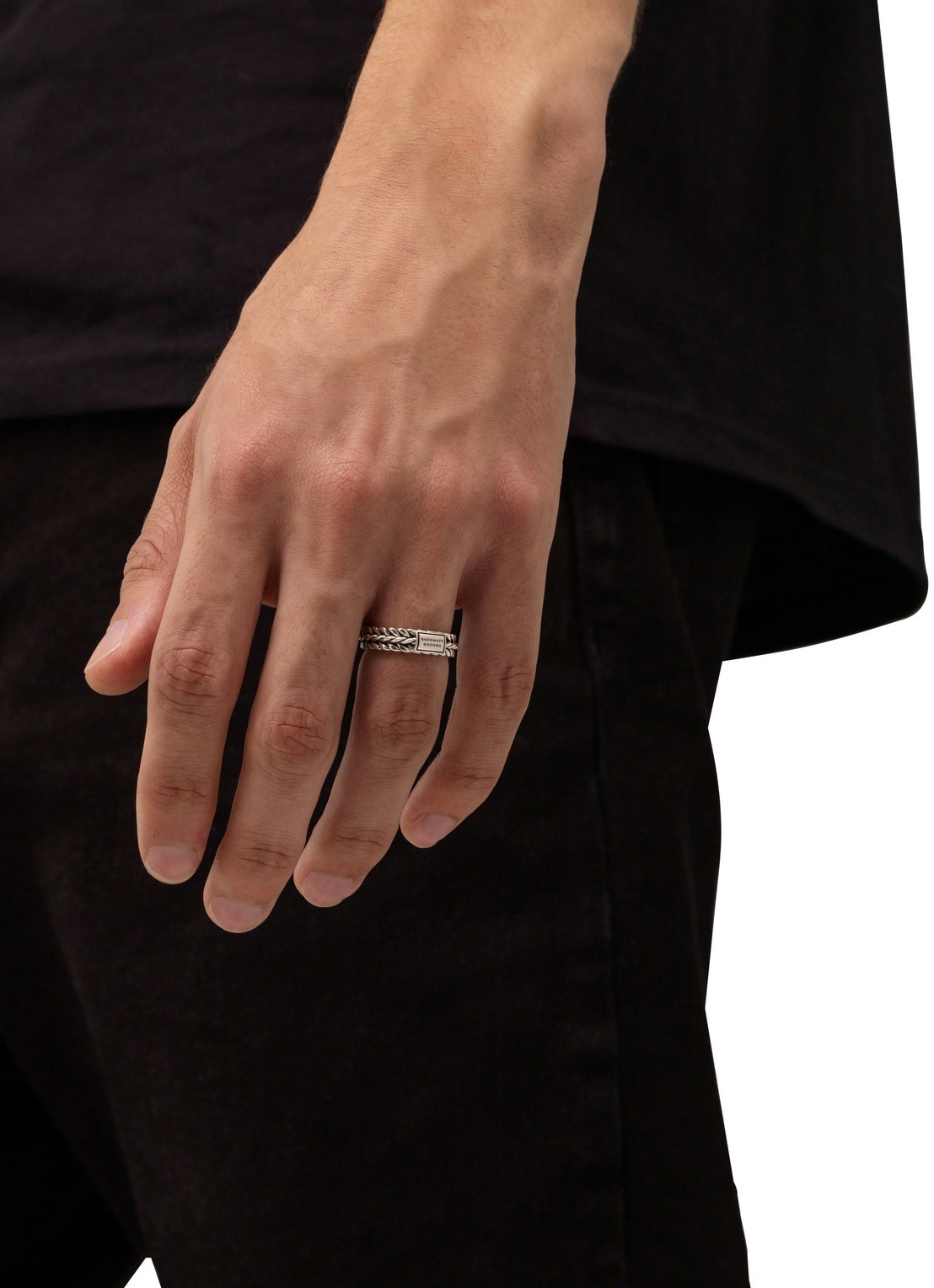 Buddha to Buddha Nurul XS ring van zilver - detail zilver