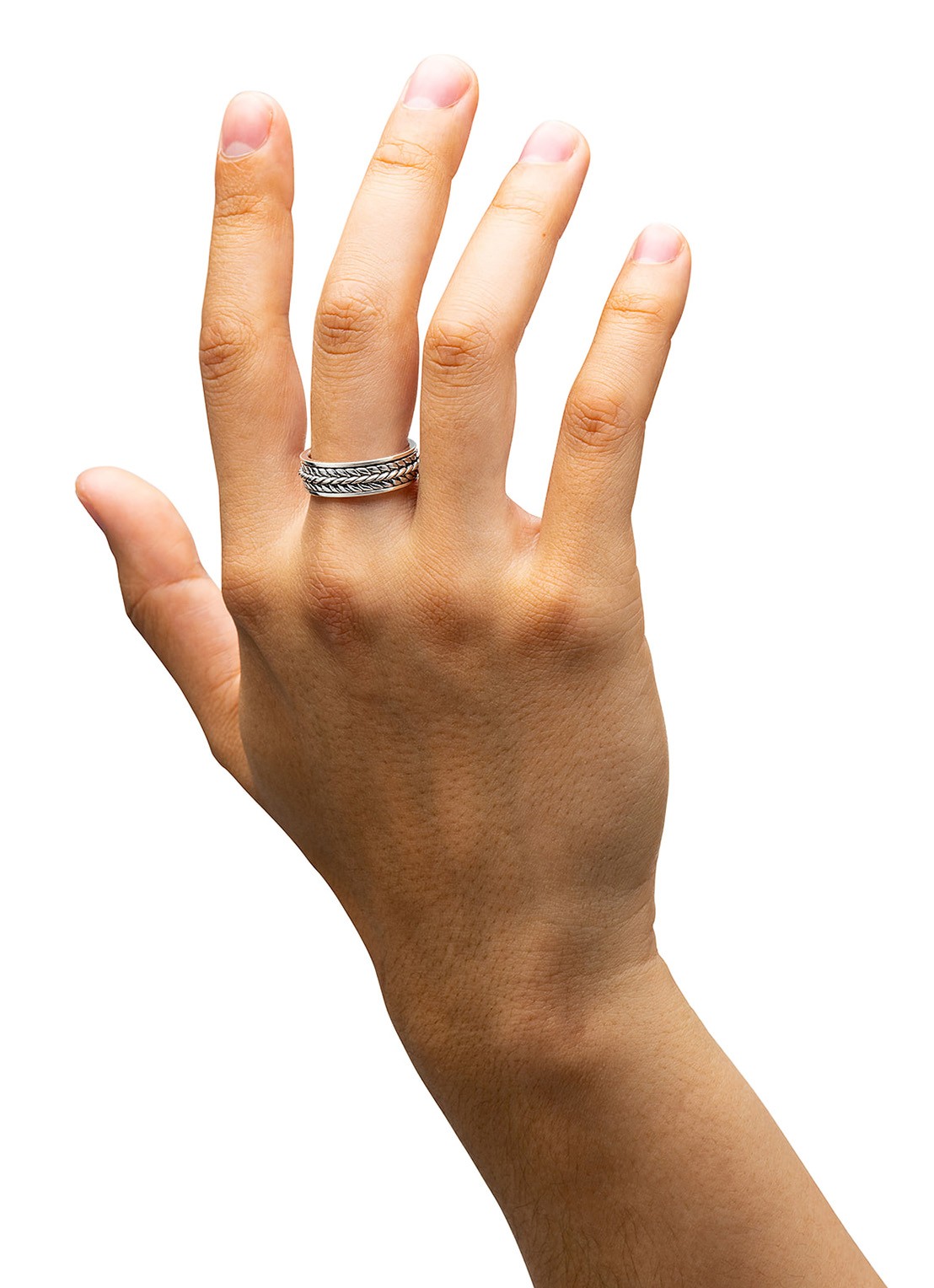 Buddha to Buddha Nurul XS ring van zilver - detail 3 zilver