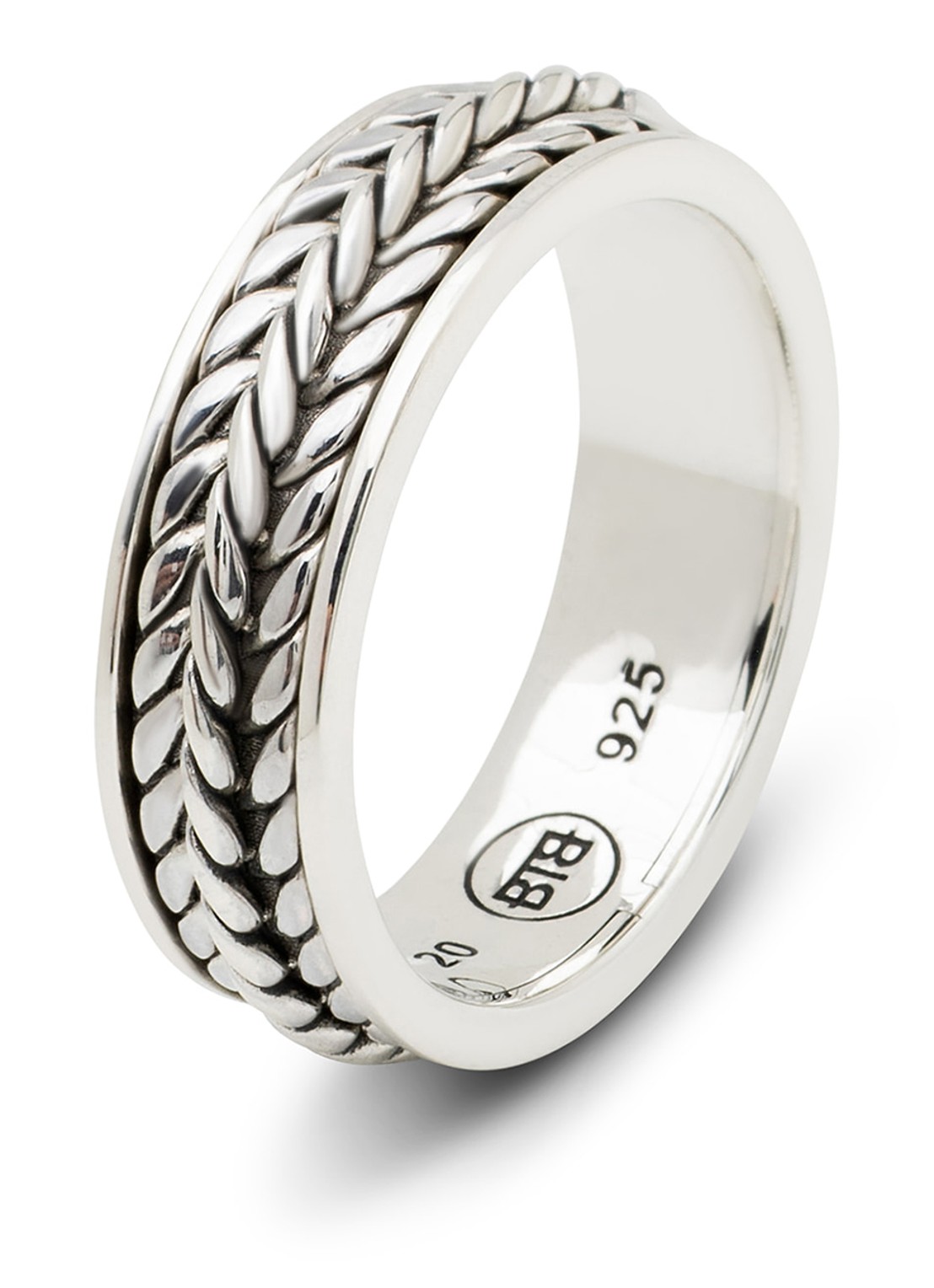 Buddha to Buddha Nurul XS ring van zilver - voorkant 4 zilver