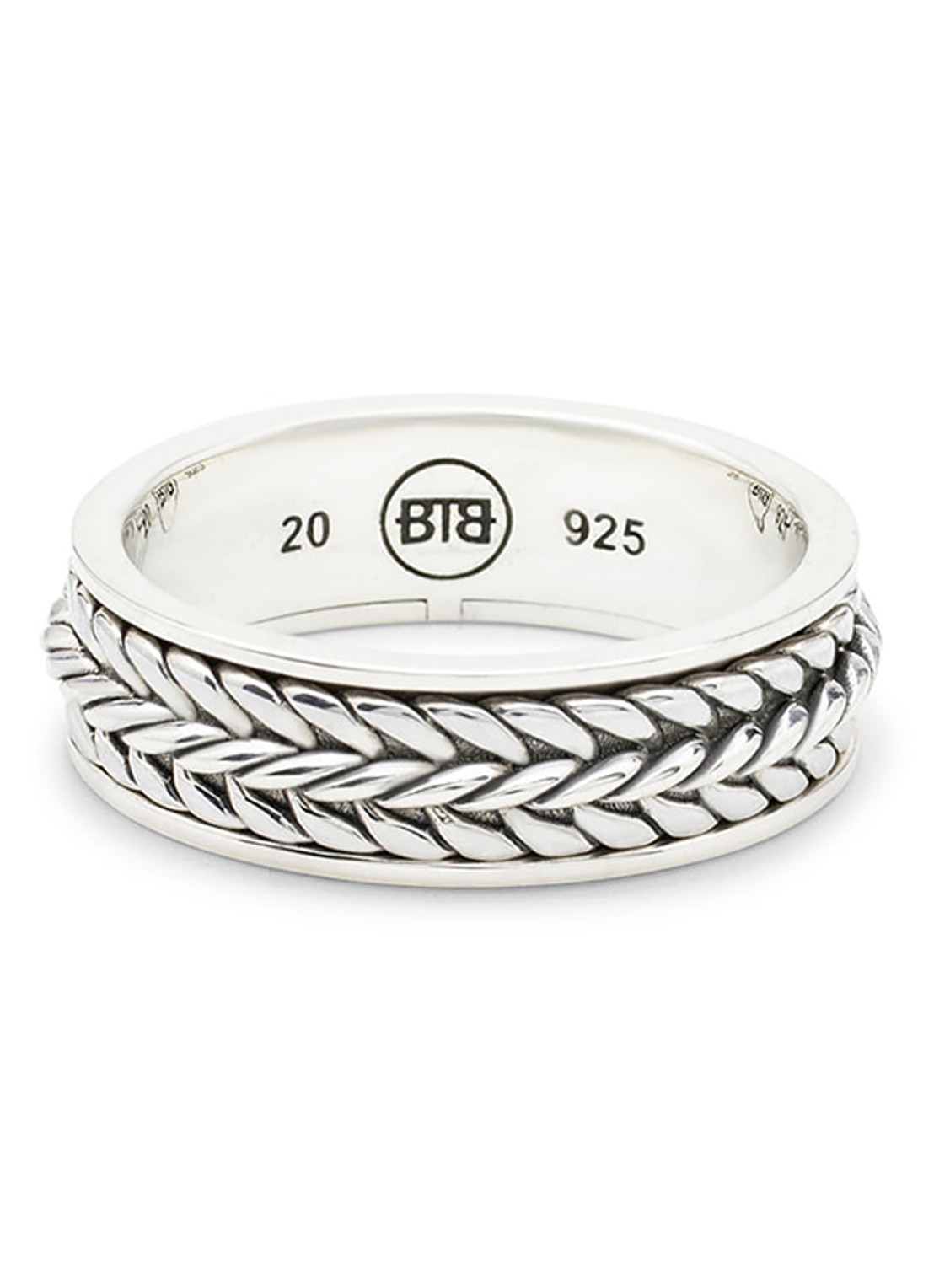 Buddha to Buddha Nurul XS ring van zilver - voorkant 5 zilver